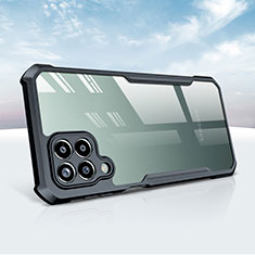 Carcasa Silicona Ultrafina Transparente T08 para Samsung Galaxy F12 Negro