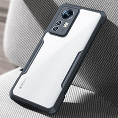 Carcasa Silicona Ultrafina Transparente T08 para Xiaomi Mi 12S 5G Negro