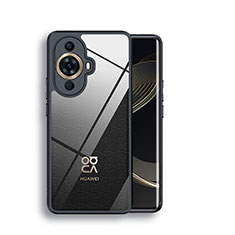 Carcasa Silicona Ultrafina Transparente T09 para Huawei Nova 11 Negro