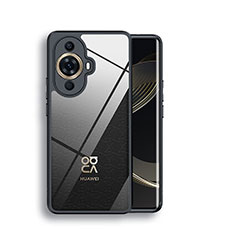 Carcasa Silicona Ultrafina Transparente T09 para Huawei Nova 11 Pro Negro