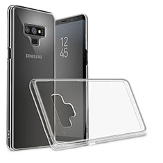 Carcasa Silicona Ultrafina Transparente T09 para Samsung Galaxy Note 9 Negro