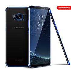 Carcasa Silicona Ultrafina Transparente T09 para Samsung Galaxy S8 Azul