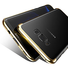 Carcasa Silicona Ultrafina Transparente T09 para Samsung Galaxy S8 Plus Oro