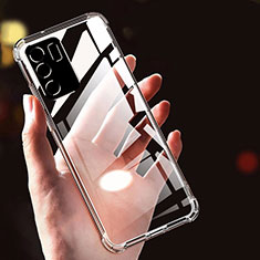 Carcasa Silicona Ultrafina Transparente T14 para Oppo Reno6 Pro 5G India Claro