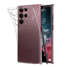 Carcasa Silicona Ultrafina Transparente T18 para Samsung Galaxy S23 Ultra 5G Claro