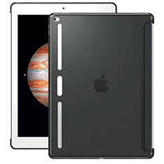 Carcasa Silicona Ultrafina Transparente Z01 para Apple iPad Pro 12.9 Gris