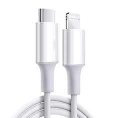 Cargador Cable USB Carga y Datos C02 para Apple iPhone Xs Blanco