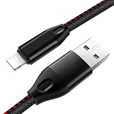 Cargador Cable USB Carga y Datos C04 para Apple iPhone 6 Plus Negro