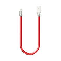Cargador Cable USB Carga y Datos C06 para Apple iPad Air 2 Rojo