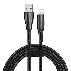 Cargador Cable USB Carga y Datos D02 para Apple iPhone 11 Pro Max Negro