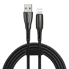 Cargador Cable USB Carga y Datos D02 para Apple iPhone 13 Pro Negro
