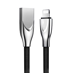 Cargador Cable USB Carga y Datos D05 para Apple iPhone 5 Negro