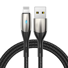 Cargador Cable USB Carga y Datos D09 para Apple iPhone 14 Pro Negro