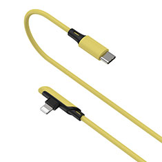 Cargador Cable USB Carga y Datos D10 para Apple iPhone 12 Max Amarillo