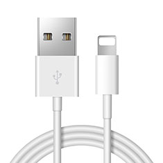 Cargador Cable USB Carga y Datos D12 para Apple iPhone 14 Blanco