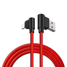 Cargador Cable USB Carga y Datos D15 para Apple iPad New Air (2019) Rojo