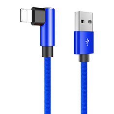 Cargador Cable USB Carga y Datos D16 para Apple iPad 3 Azul