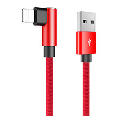 Cargador Cable USB Carga y Datos D16 para Apple iPad Mini 5 (2019) Rojo