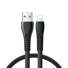 Cargador Cable USB Carga y Datos D20 para Apple iPhone 6 Plus Negro