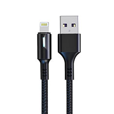 Cargador Cable USB Carga y Datos D21 para Apple New iPad Pro 9.7 (2017) Negro