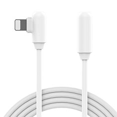 Cargador Cable USB Carga y Datos D22 para Apple iPhone 5S Blanco