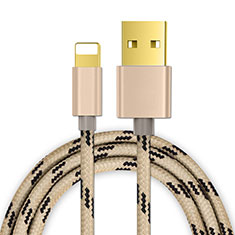 Cargador Cable USB Carga y Datos L01 para Apple iPad Air 2 Oro