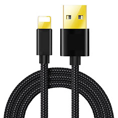 Cargador Cable USB Carga y Datos L02 para Apple iPhone Xs Negro