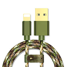 Cargador Cable USB Carga y Datos L03 para Apple iPad Air 2 Verde