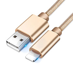 Cargador Cable USB Carga y Datos L08 para Apple iPad Mini 4 Oro