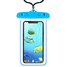 Funda Bolsa Impermeable y Sumergible Universal W08 para Xiaomi Black Shark Helo Azul Cielo