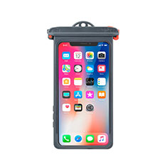 Funda Bolsa Impermeable y Sumergible Universal W14 para Oppo A96 5G Gris