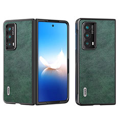 Funda Bumper Lujo Cuero y Plastico Mate Carcasa B12H para Huawei Honor Magic Vs2 5G Verde