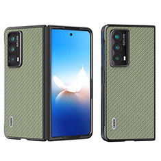 Funda Bumper Lujo Cuero y Plastico Mate Carcasa B15H para Huawei Honor Magic Vs2 5G Verde