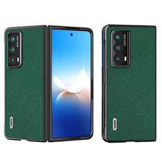 Funda Bumper Lujo Cuero y Plastico Mate Carcasa B20H para Huawei Honor Magic Vs2 5G Verde