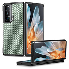 Funda Bumper Lujo Cuero y Plastico Mate Carcasa S01D para Huawei Honor Magic Vs Ultimate 5G Verde