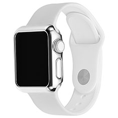 Funda Bumper Lujo Marco de Aluminio C03 para Apple iWatch 2 42mm Plata