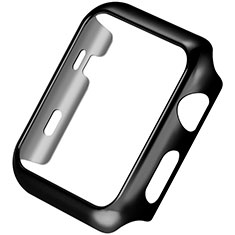 Funda Bumper Lujo Marco de Aluminio C03 para Apple iWatch 42mm Negro