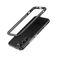 Funda Bumper Lujo Marco de Aluminio Carcasa A01 para Samsung Galaxy S21 FE 5G Negro