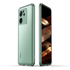 Funda Bumper Lujo Marco de Aluminio Carcasa JZ1 para Xiaomi Mi 13T Pro 5G Verde