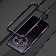 Funda Bumper Lujo Marco de Aluminio Carcasa para Huawei Mate 50E Morado