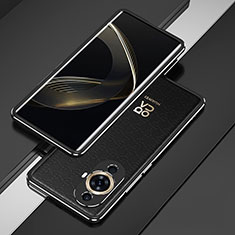 Funda Bumper Lujo Marco de Aluminio Carcasa para Huawei Nova 11 Negro