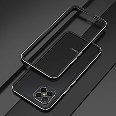 Funda Bumper Lujo Marco de Aluminio Carcasa para Huawei Nova 8 SE 4G Negro