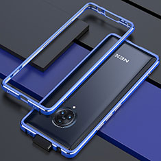 Funda Bumper Lujo Marco de Aluminio Carcasa para Vivo Nex 3 Azul