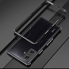 Funda Bumper Lujo Marco de Aluminio Carcasa para Xiaomi Redmi K50 Gaming 5G Negro