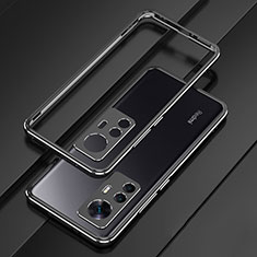 Funda Bumper Lujo Marco de Aluminio Carcasa para Xiaomi Redmi K50 Ultra 5G Negro