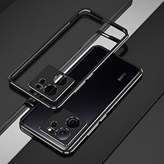 Funda Bumper Lujo Marco de Aluminio Carcasa para Xiaomi Redmi K60 Ultra 5G Negro