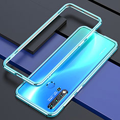 Funda Bumper Lujo Marco de Aluminio Carcasa T01 para Huawei P20 Lite (2019) Cian