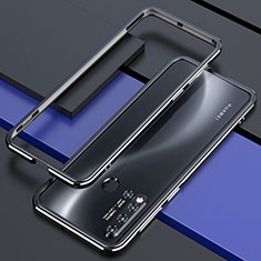 Funda Bumper Lujo Marco de Aluminio Carcasa T01 para Huawei P20 Lite (2019) Negro
