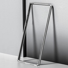 Funda Bumper Lujo Marco de Aluminio Carcasa T01 para Samsung Galaxy Note 10 Plata