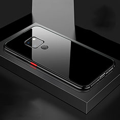 Funda Bumper Lujo Marco de Aluminio Espejo 360 Grados Carcasa M04 para Huawei Mate 20 Negro